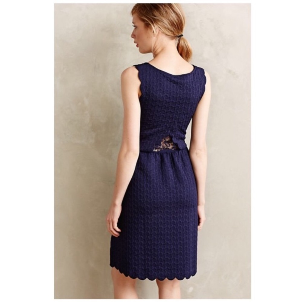 Anthropologie Maeve Caye Scalloped Dress